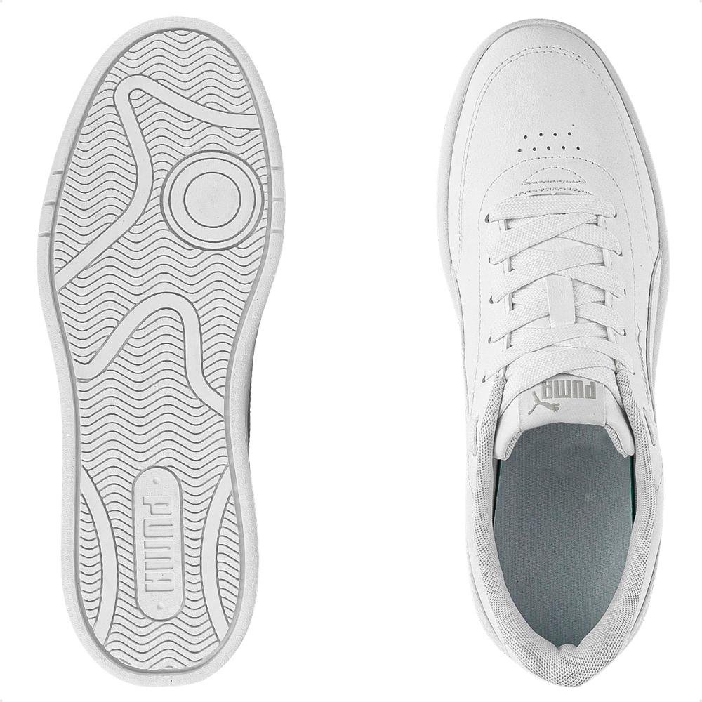 Tênis Puma Court Classic Clean Masculino Branco 6