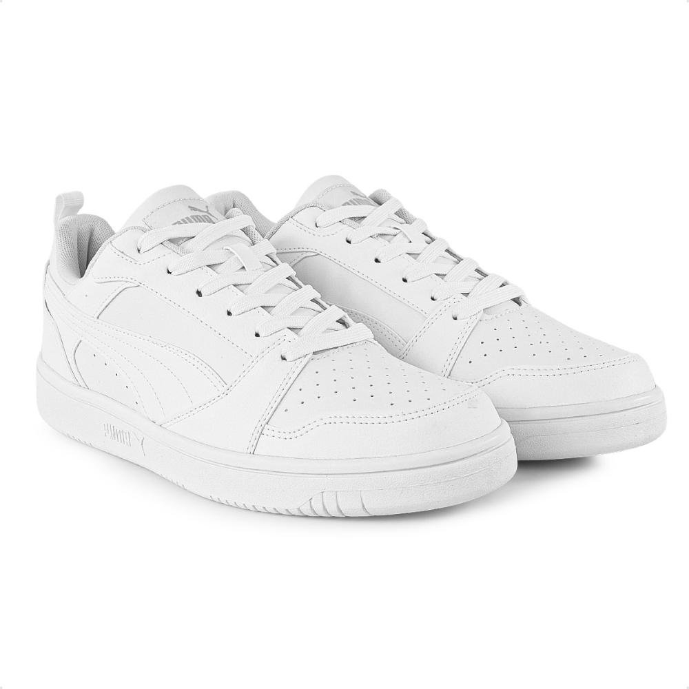 Tênis Puma Rebound V6 Low Bdp Masculino Branco 3