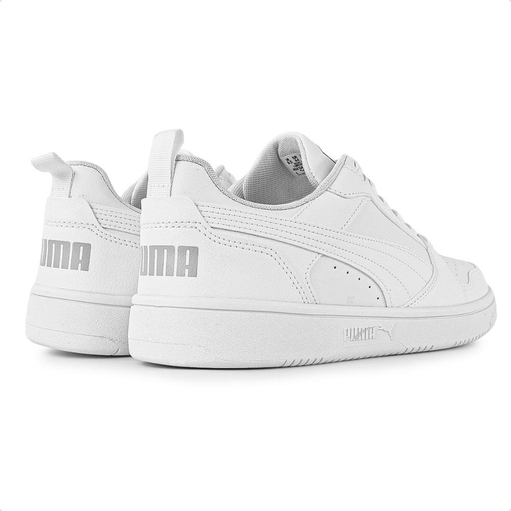 Tênis Puma Rebound V6 Low Bdp Masculino Branco 5
