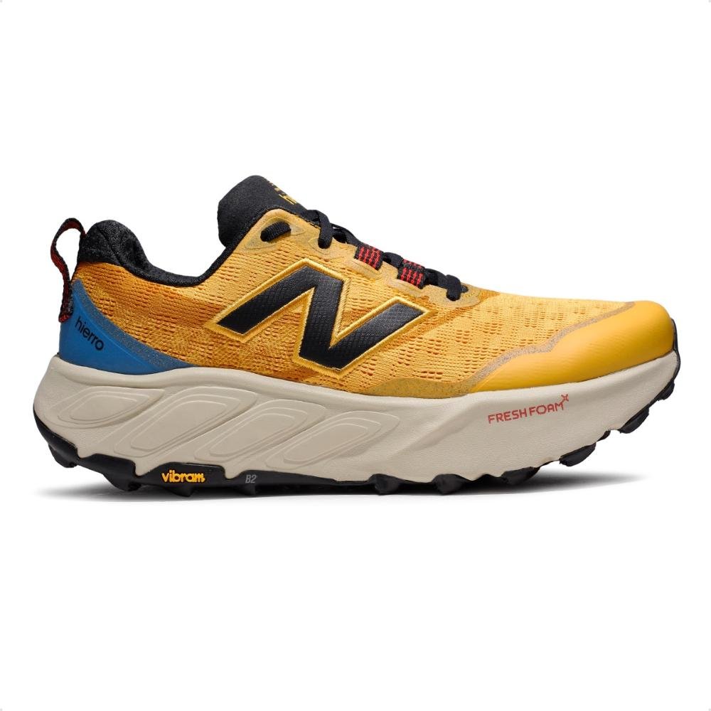 Tênis New Balance Hierro V9 Masculino Amarelo/Azul 7