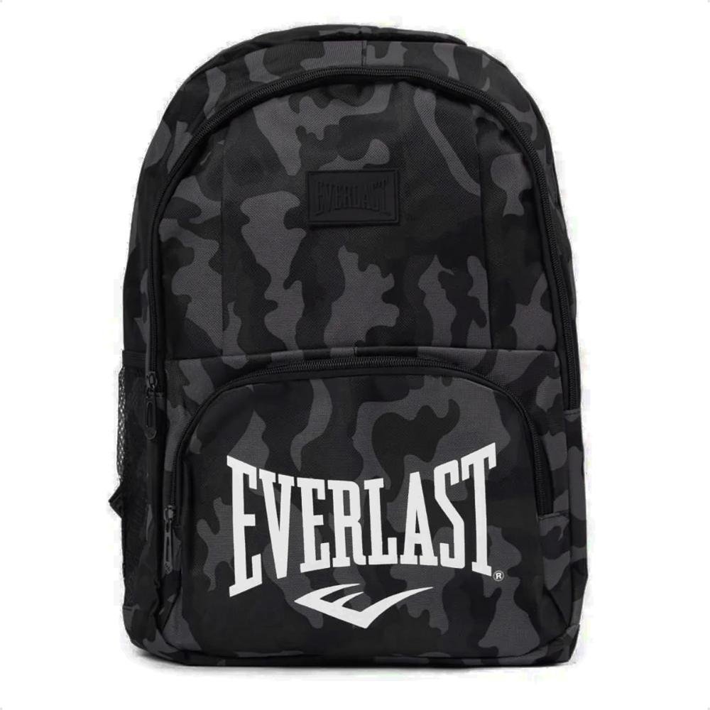 Mochila Everlast Army Unissex Preto/Cinza 1