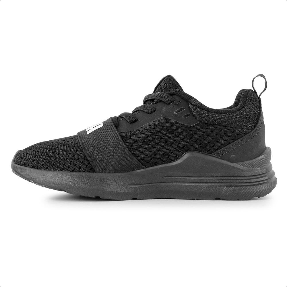 Tênis Puma Wired Run Infantil Preto/Branco 2