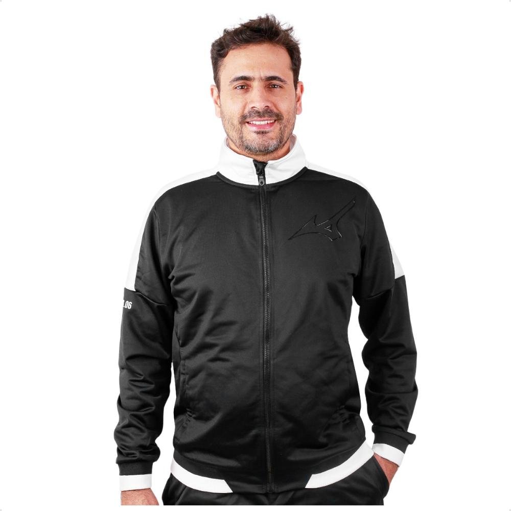 Agasalho Mizuno Root IIIM Masculino Preto/Branco 2