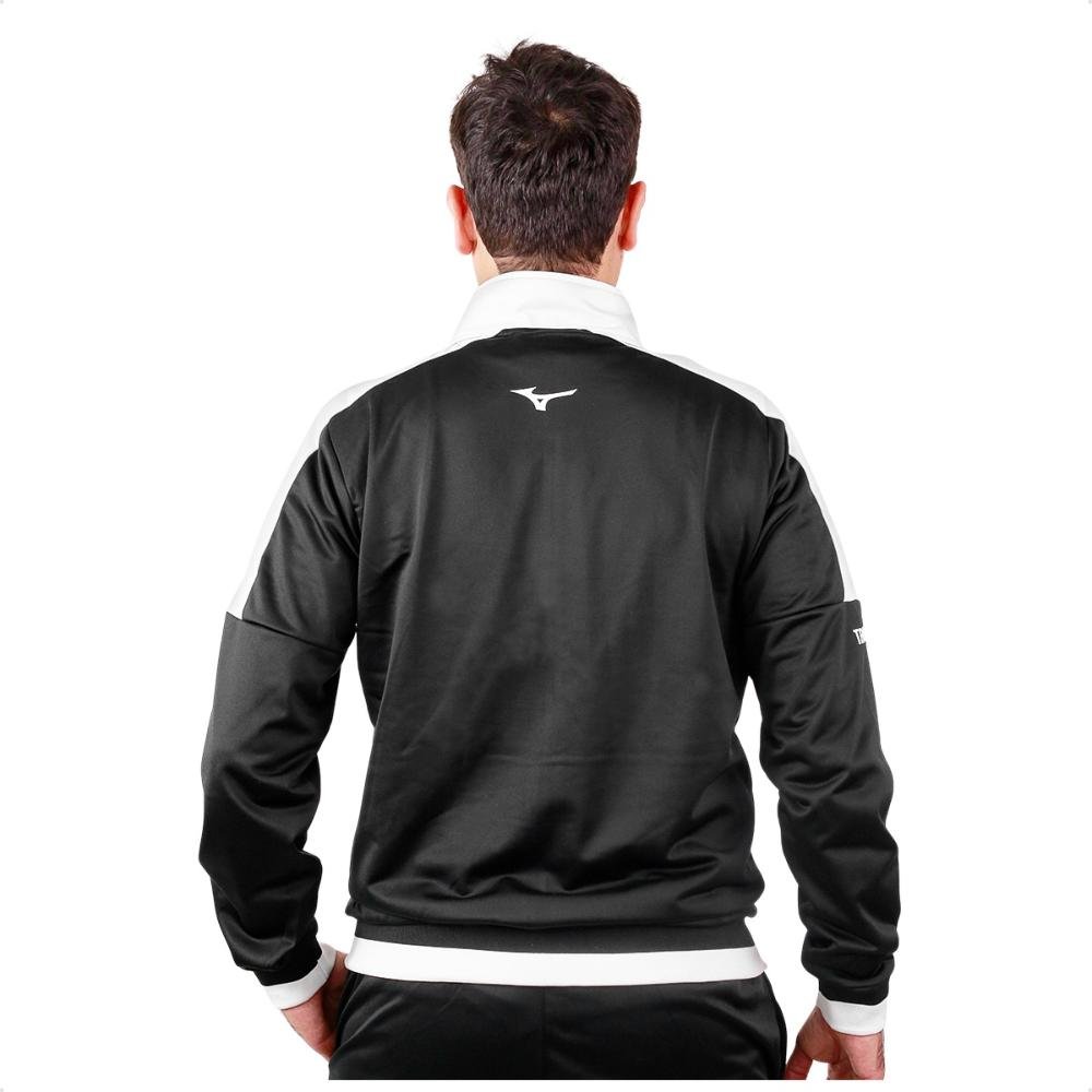 Agasalho Mizuno Root IIIM Masculino Preto/Branco 3