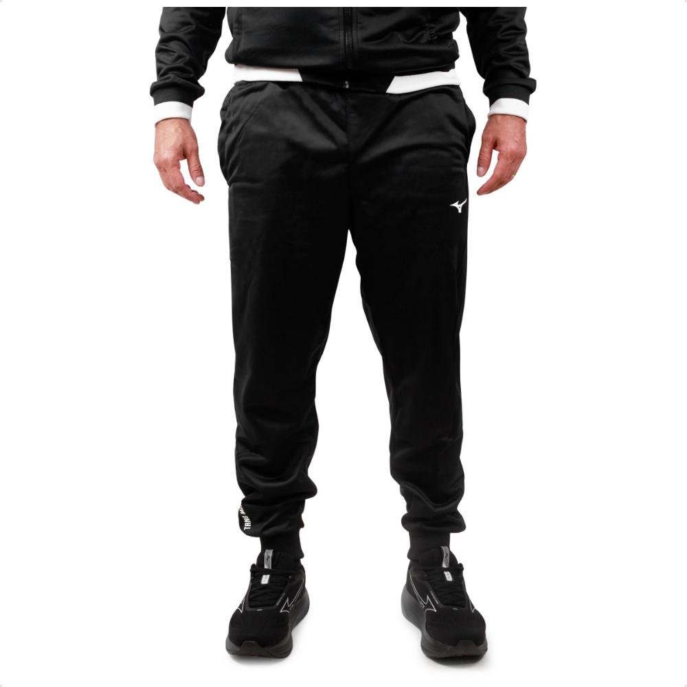 Agasalho Mizuno Root IIIM Masculino Preto/Branco 5