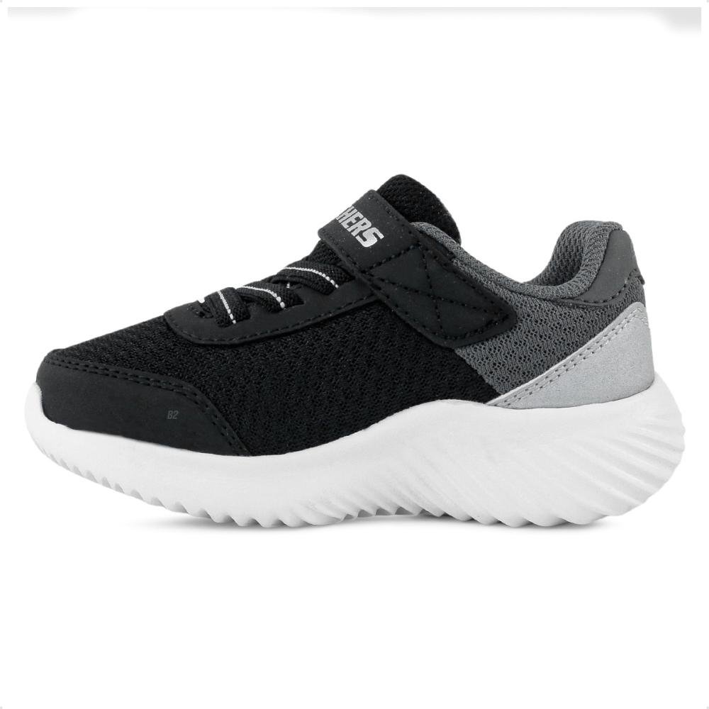 Tênis Skechers Bounder Trekzic Infantil Preto/Cinza 2