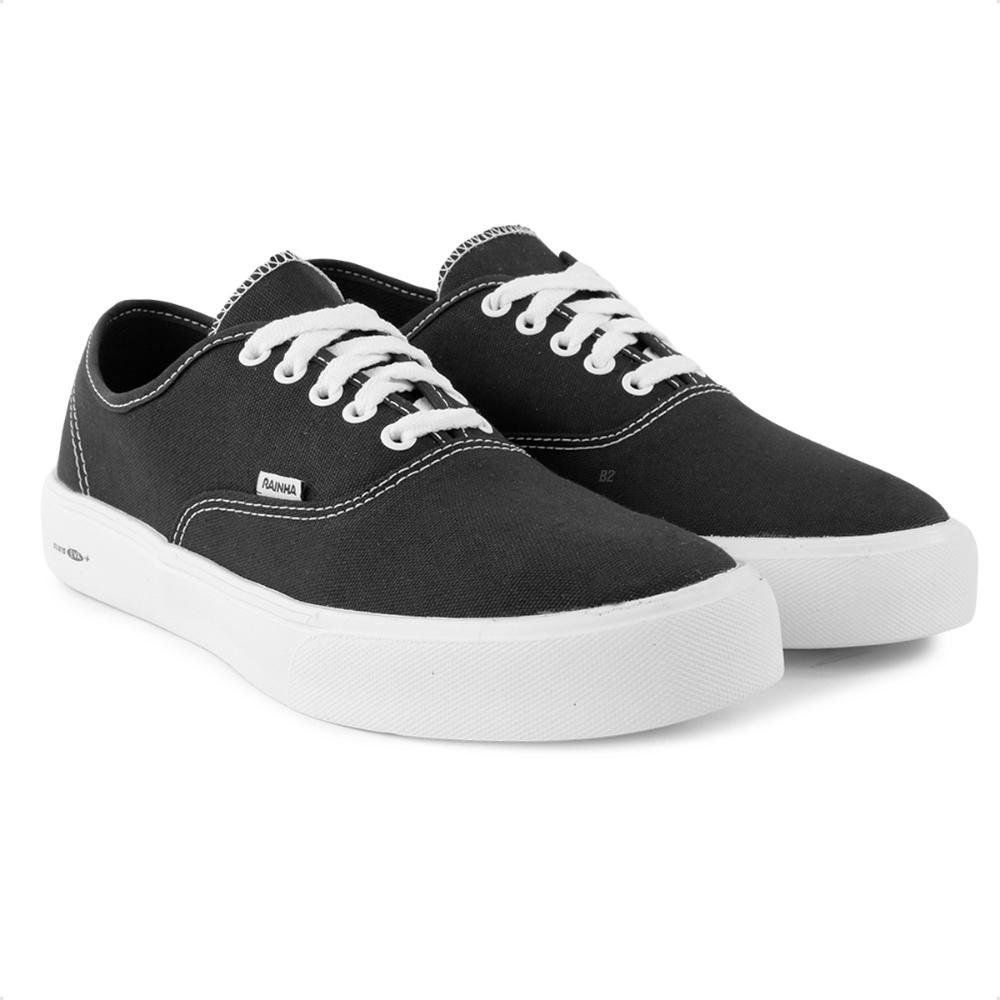 Tênis Rainha Mont Car Confort Unissex Preto/Branco 3