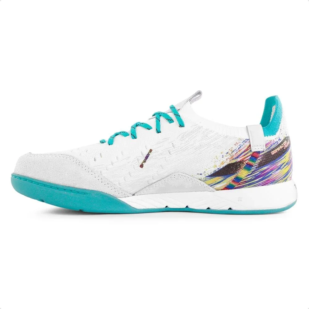 Chuteira Futsal Topper Dominator Fuse II Unissex Branco 2