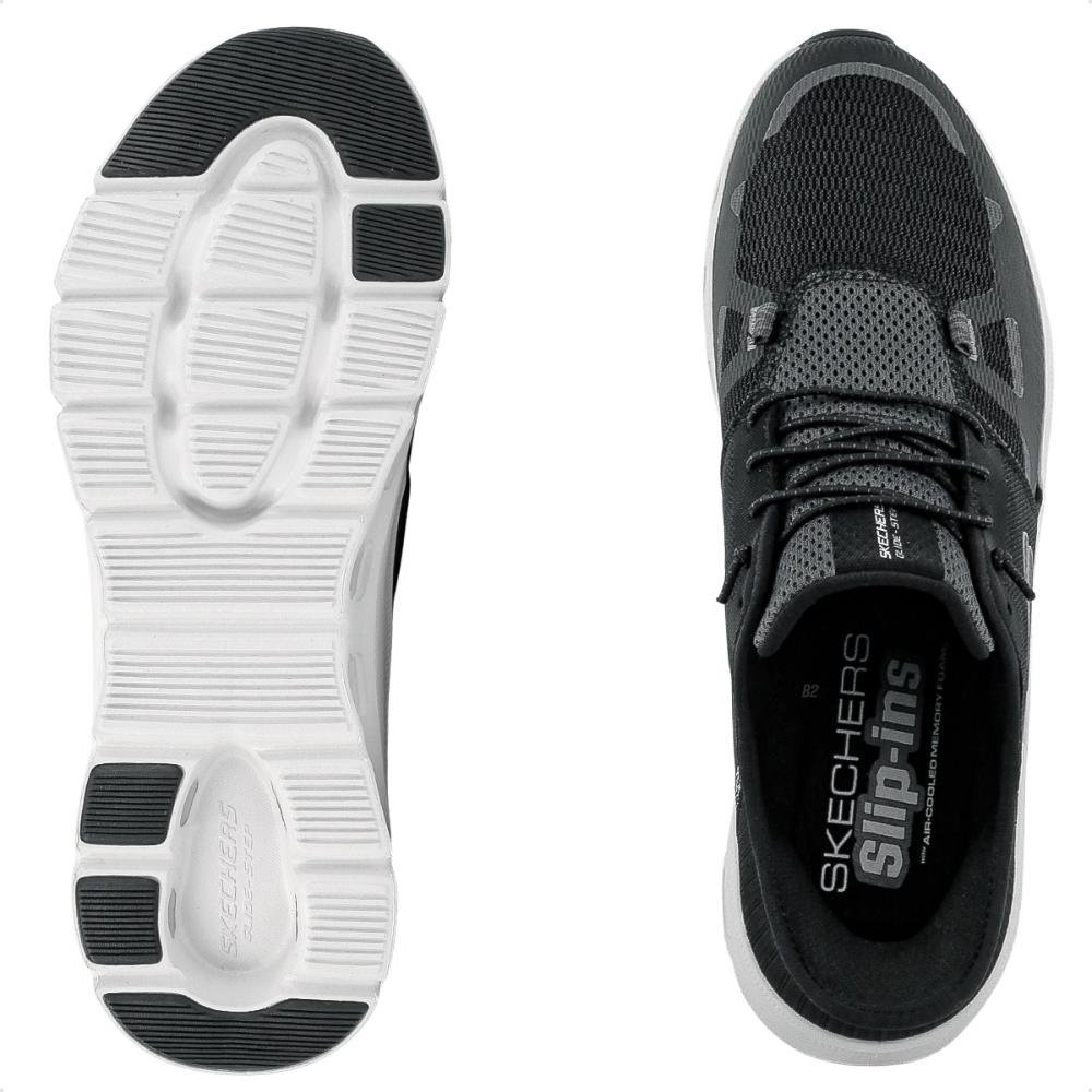 Tênis Skechers Glide Step Pro Masculino Preto/Cinza 6