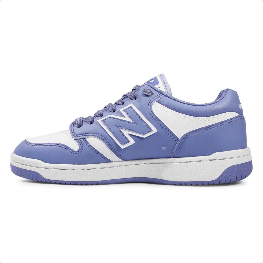 Tênis New Balance 480 Low Unissex Lilás/Branco 2