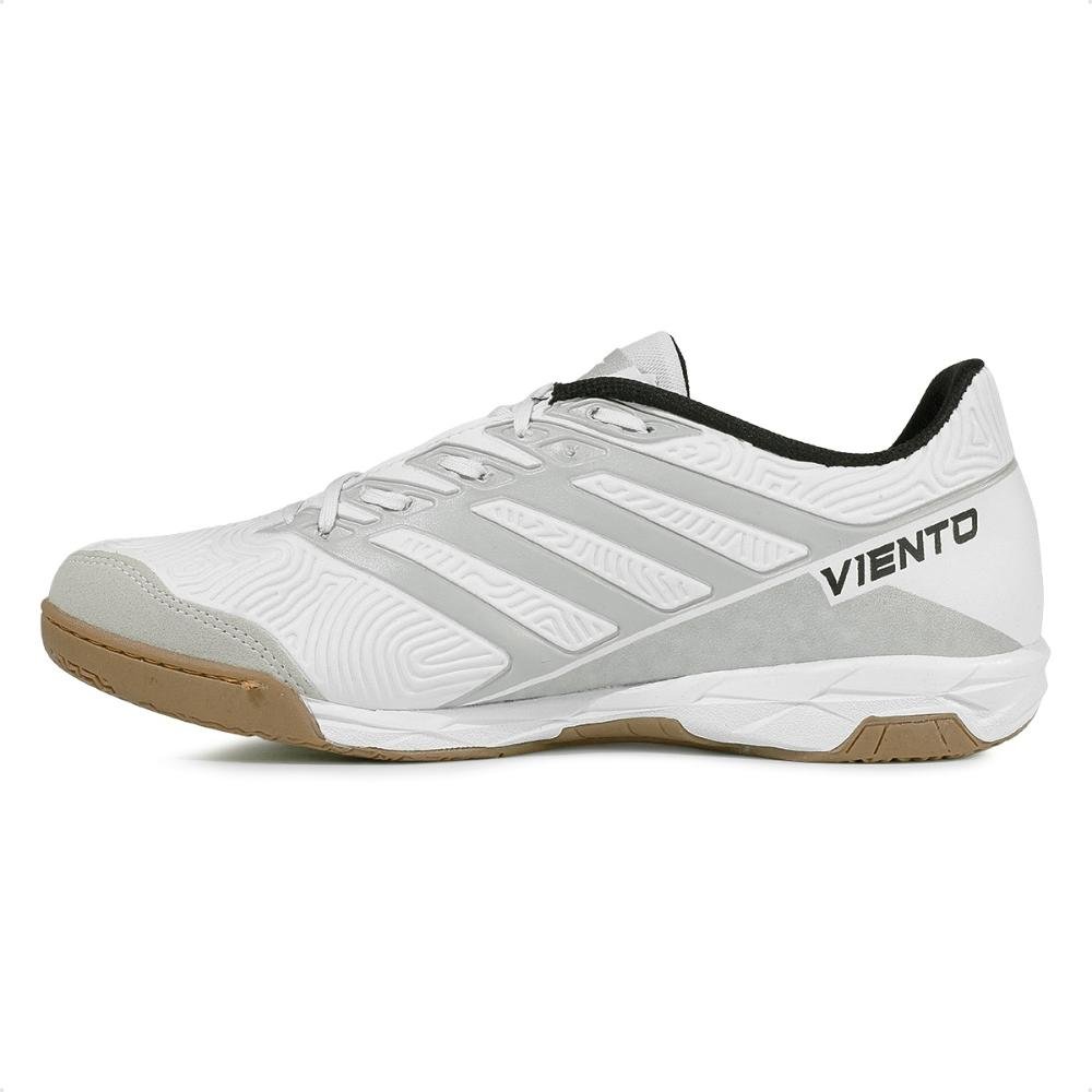 Chuteira Futsal Penalty Viento Y-1 Masculina Branco/Cinza