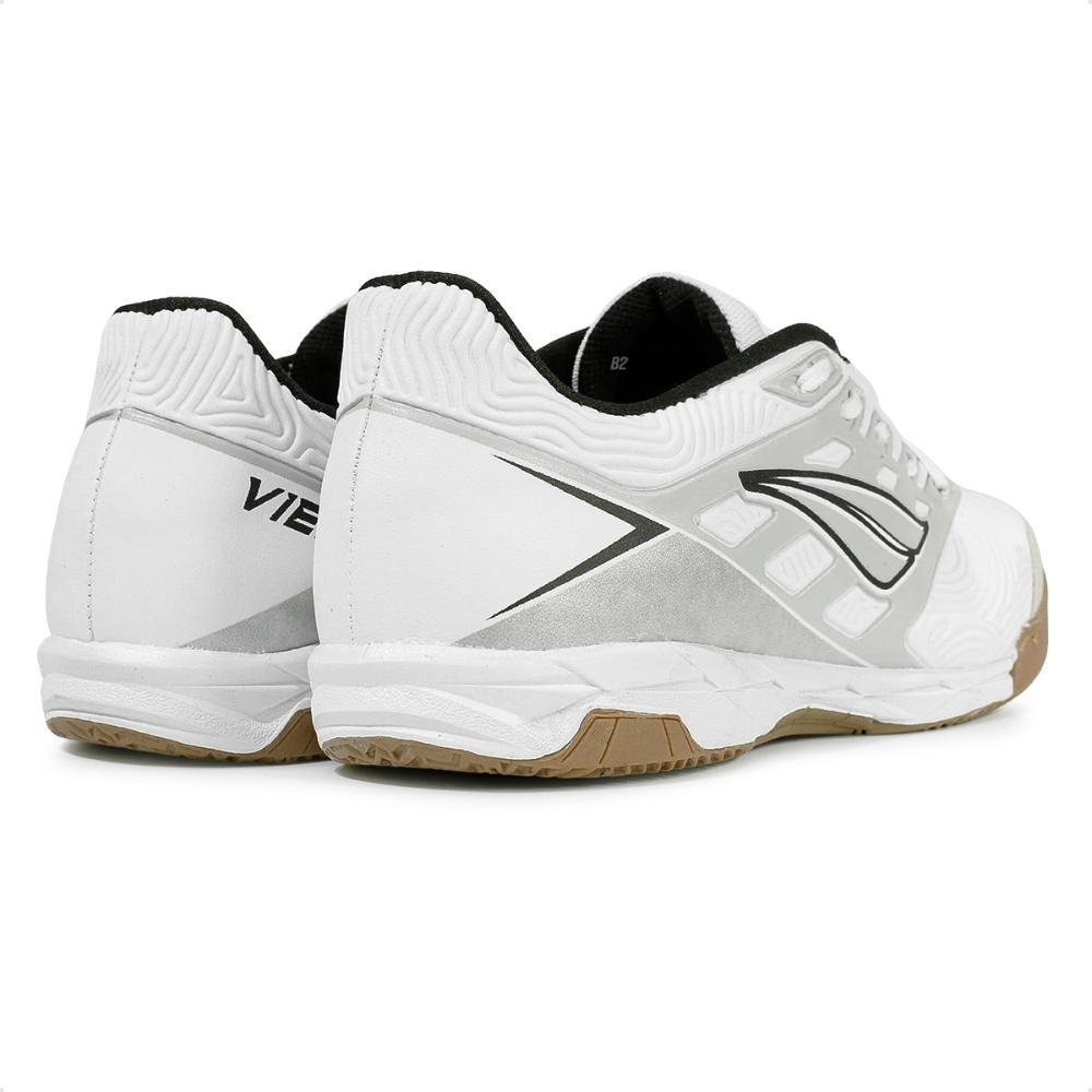 Chuteira Futsal Penalty Viento Y-1 Masculina Branco/Cinza