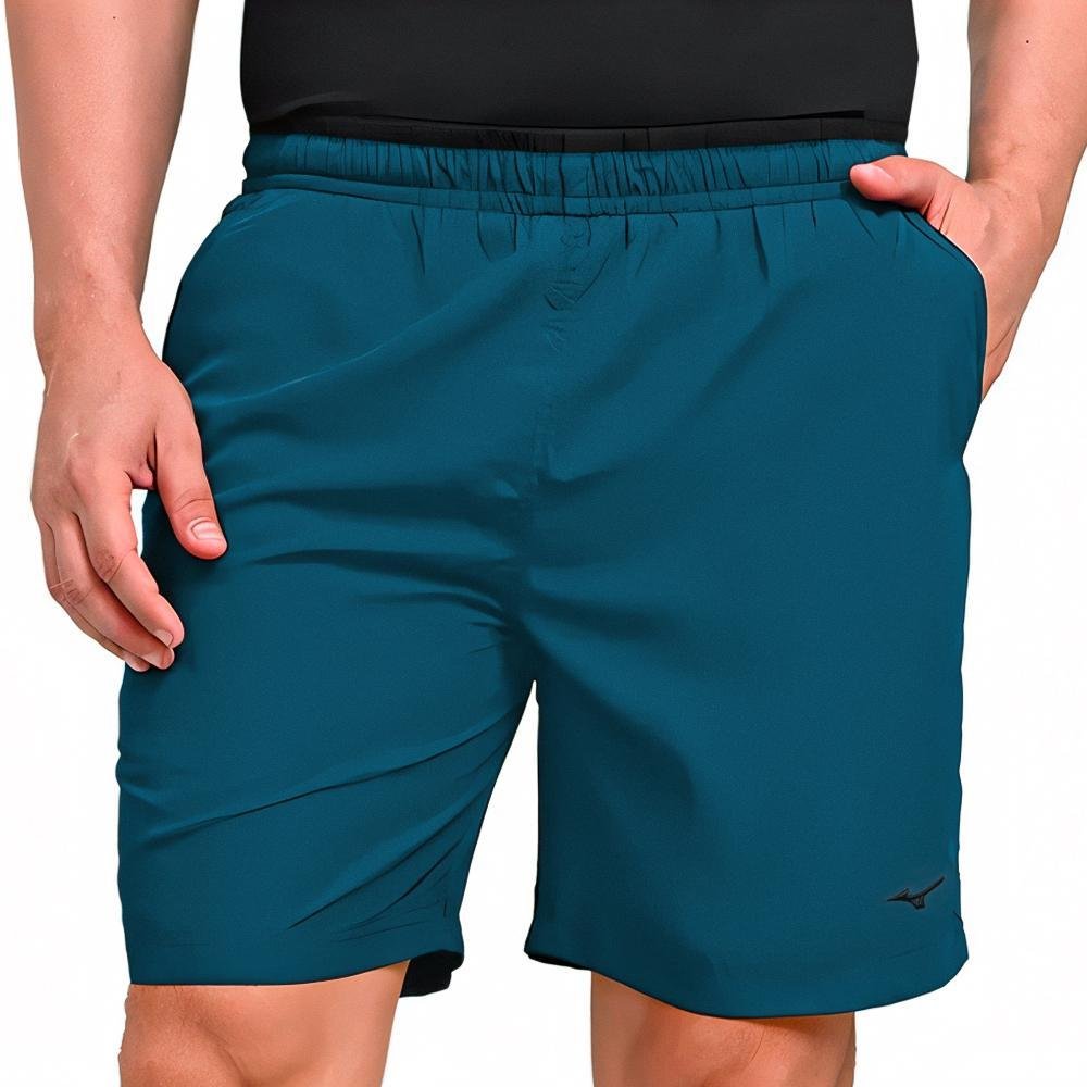 Bermuda Mizuno Tennis Master M 7" Masculina Marinho/Preto 1
