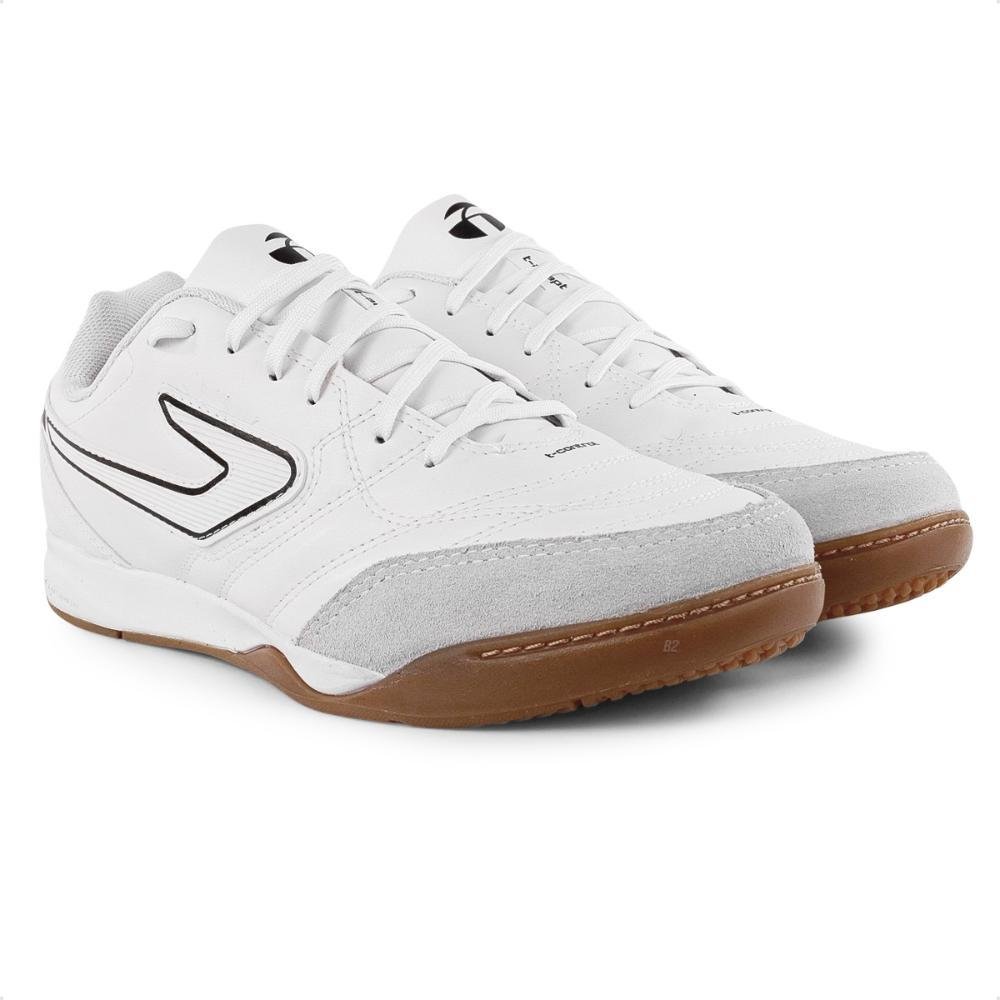 Chuteira Futsal Topper Maestro Club V Masculina Branco/Preto 2