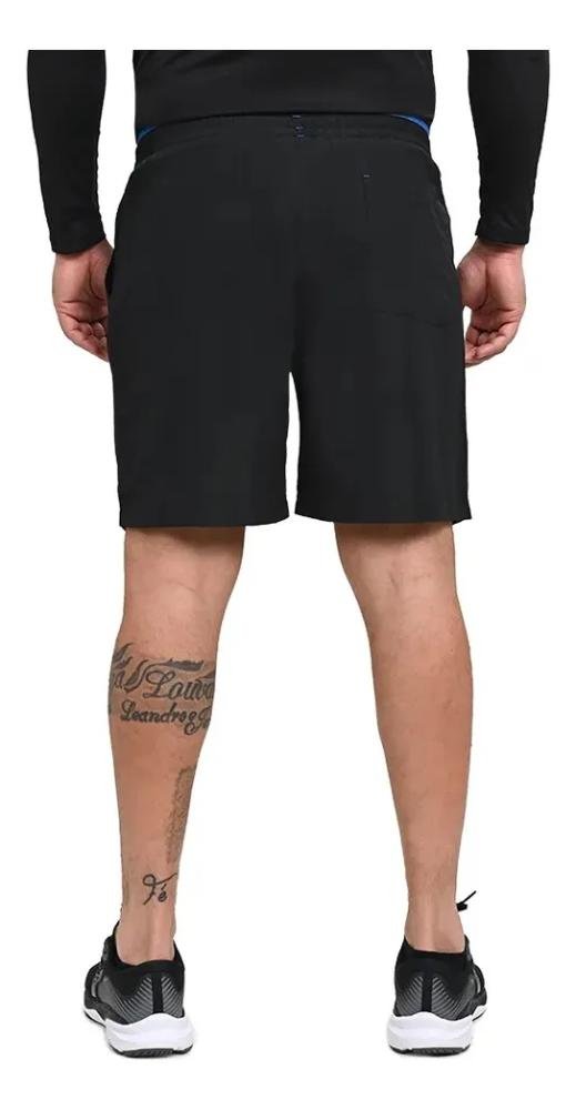 Bermuda Mizuno Tennis Master M 7" Masculina Preto/Azul 6