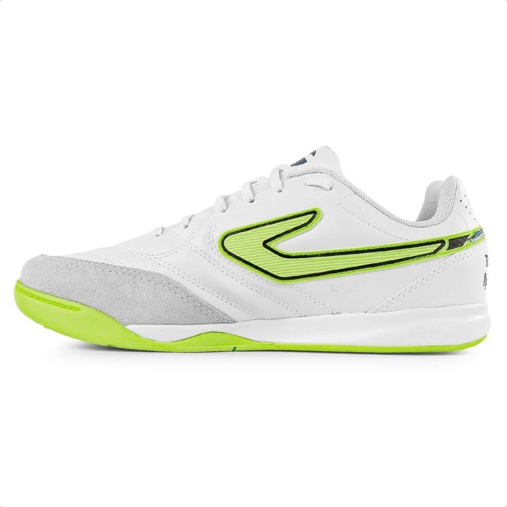 Chuteira Futsal Topper Maestro Club V Masculina Branco/Verde 2