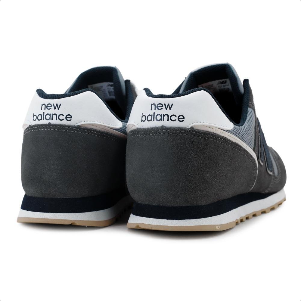 Tênis New Balance 373v2 Masculino Casual Cinza/Marinho 3