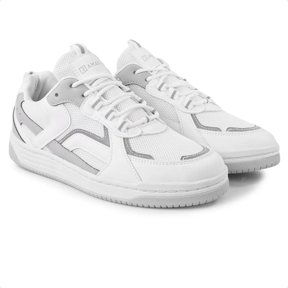 Tênis Ramarim Casual Style Feminino Branco/Cinza 3