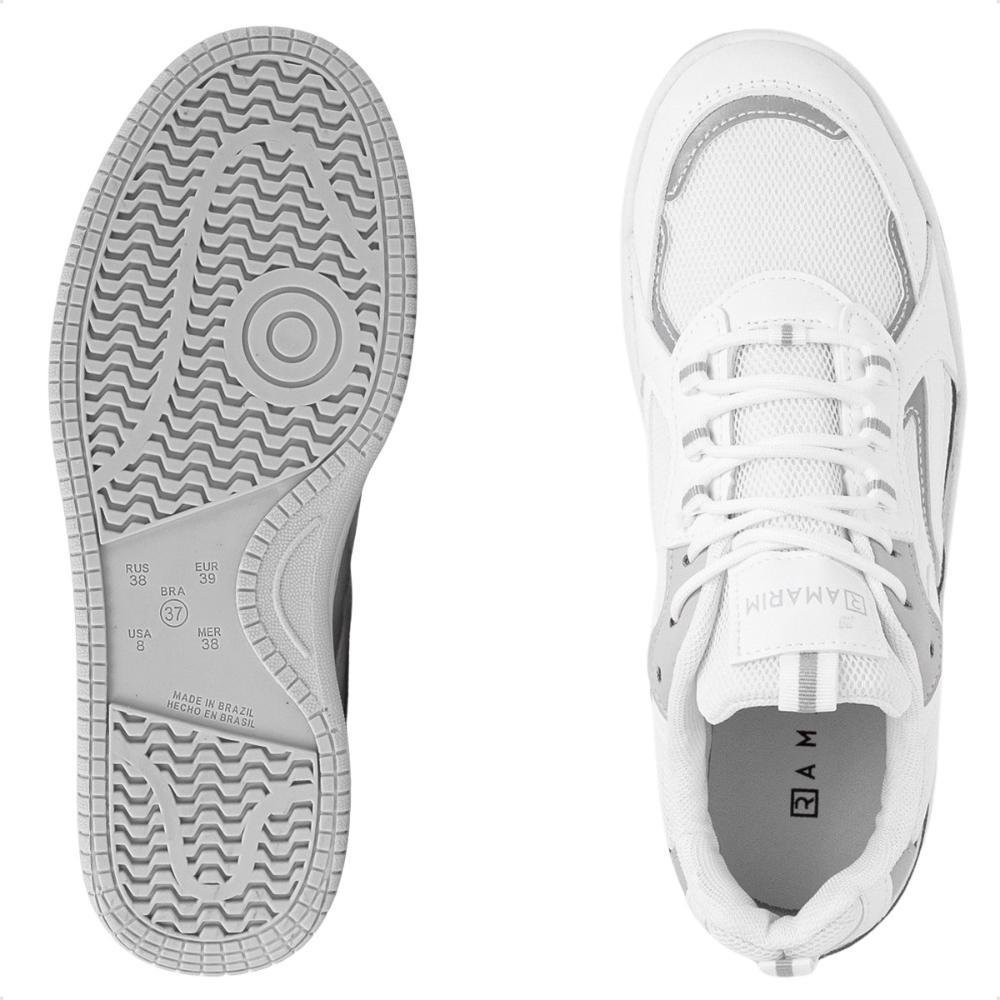 Tênis Ramarim Casual Style Feminino Branco/Cinza 6
