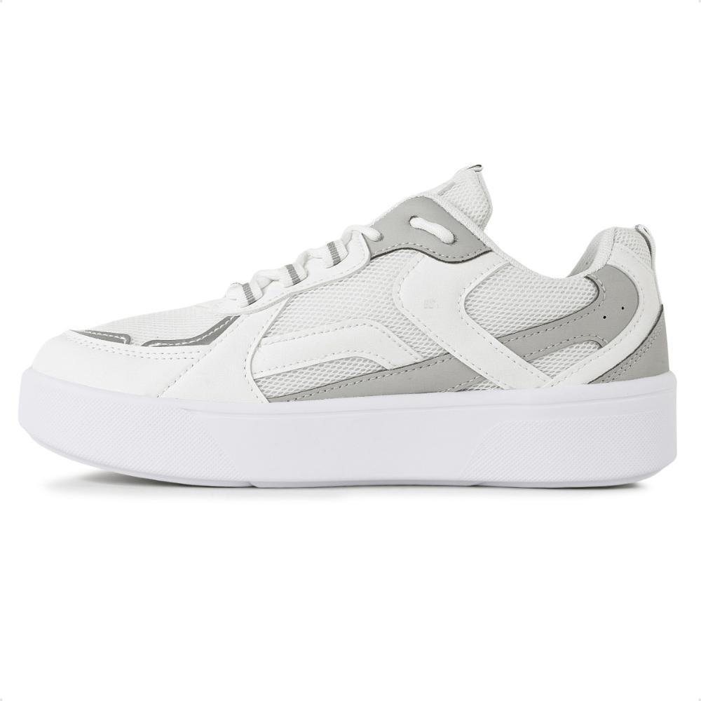 Tênis Ramarim Crystal Casual Feminino Branco/Cinza 2