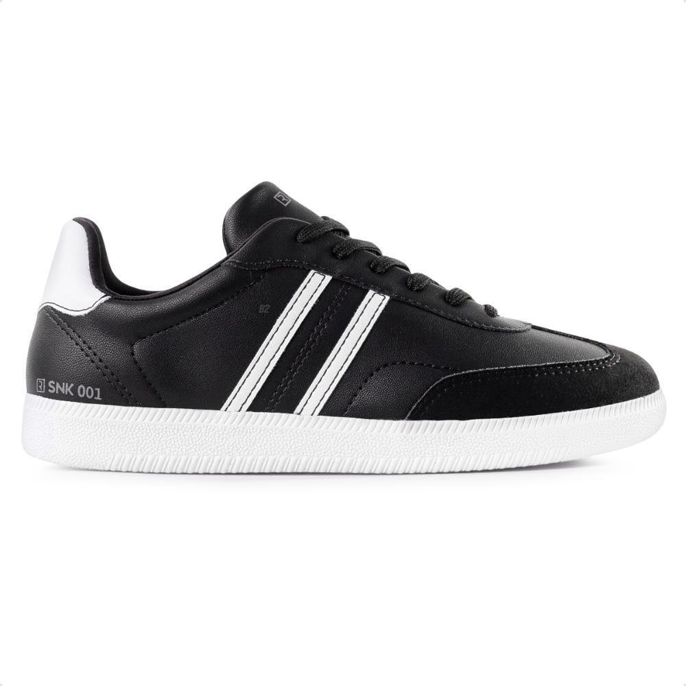 Tênis Ramarim SNK Casual Feminino Preto/Branco 1