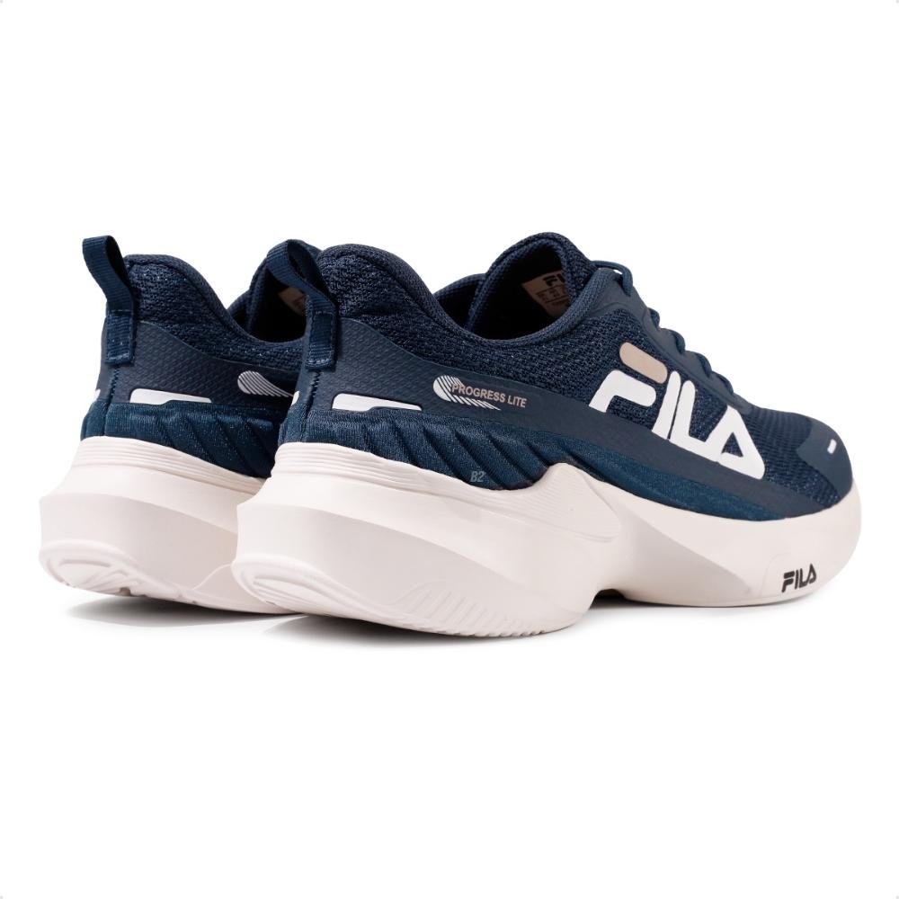 Tênis Fila Progress Lite Masculino Marinho/Branco 5