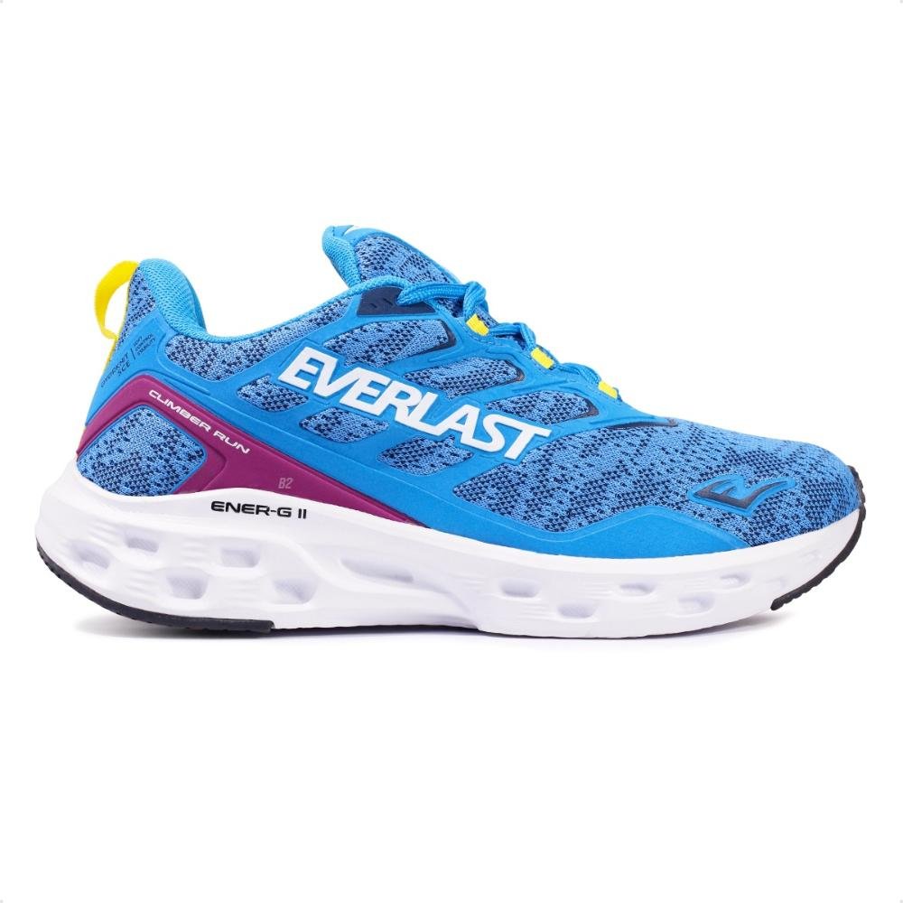 Tênis Everlast Climber Run Masculino Azul/Amarelo 1