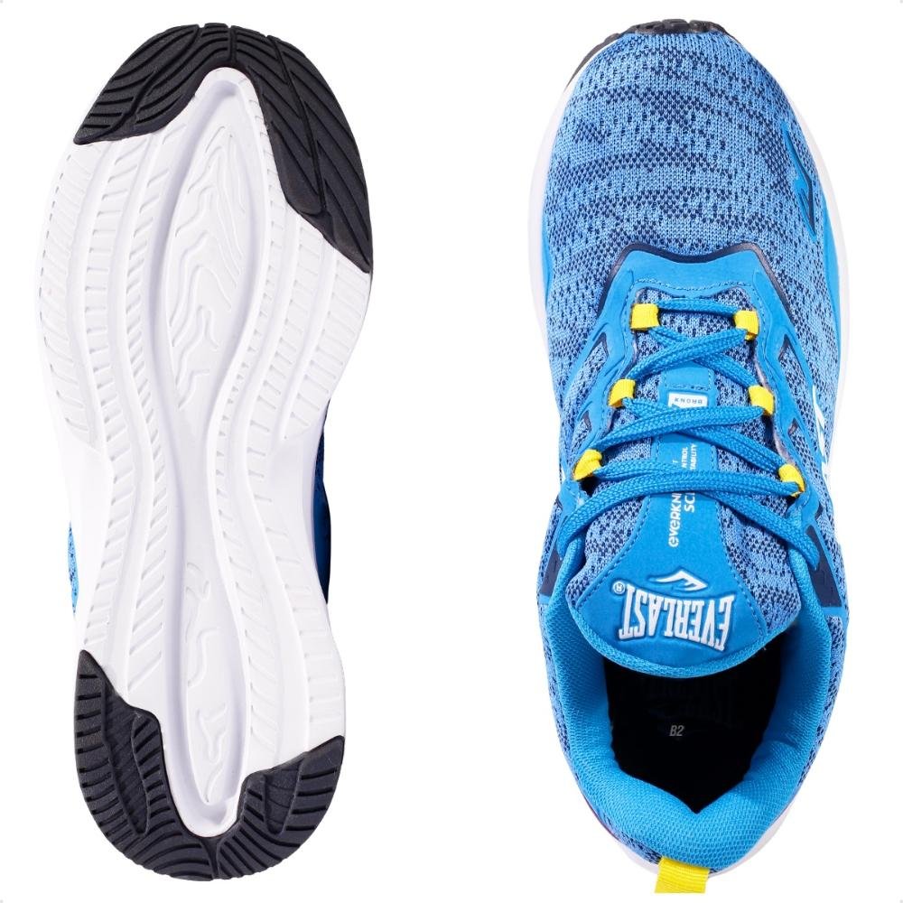 Tênis Everlast Climber Run Masculino Azul/Amarelo 6