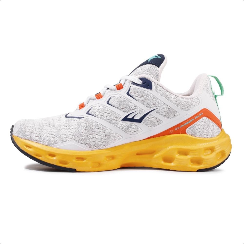 Tênis Everlast Climber Run Masculino Branco/Amarelo 2
