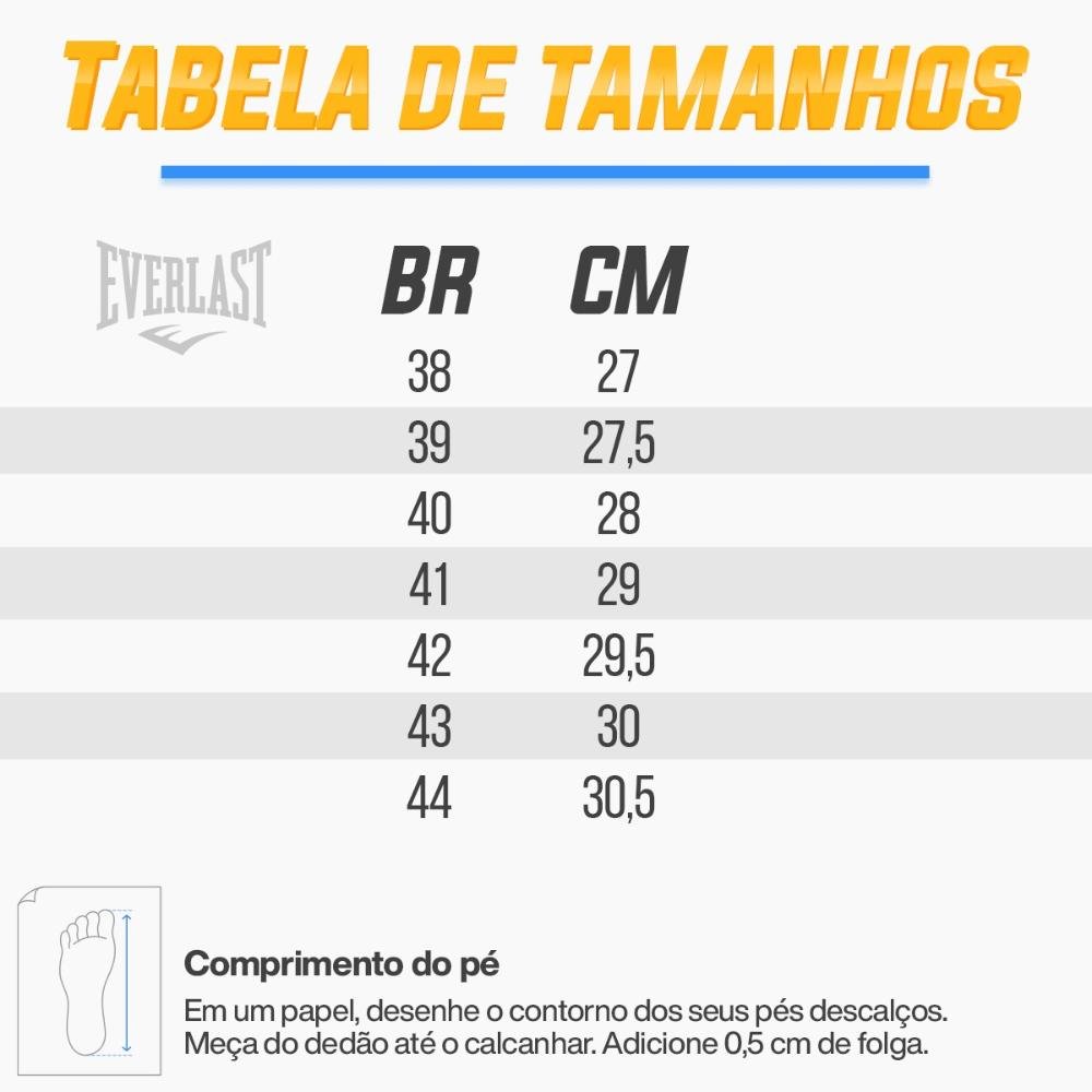 Tênis Everlast Climber Run Masculino Branco/Amarelo 4