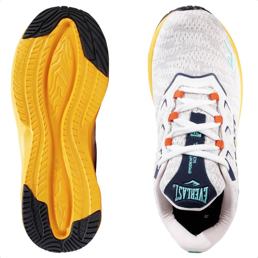 Tênis Everlast Climber Run Masculino Branco/Amarelo 6
