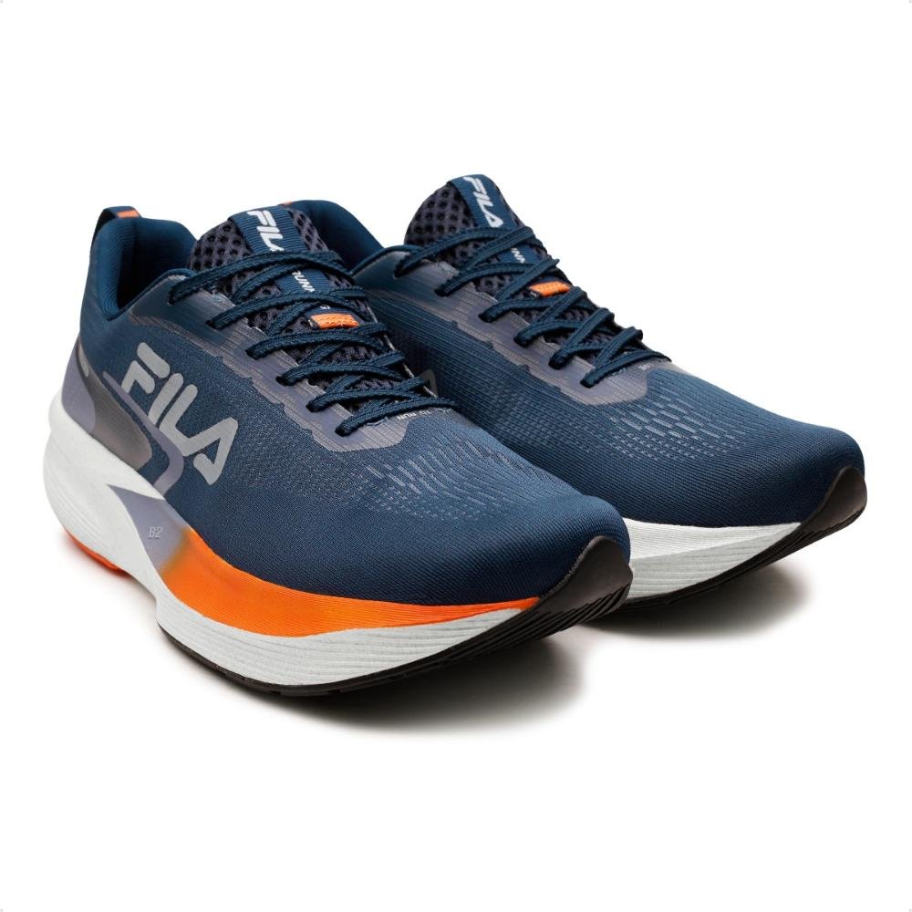 Tênis Fila Racer Fastpace Masculino Marinho/Laranja 3