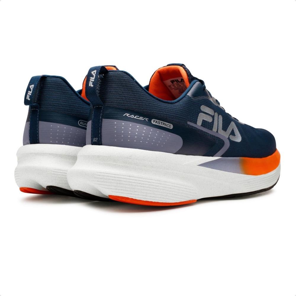 Tênis Fila Racer Fastpace Masculino Marinho/Laranja 5