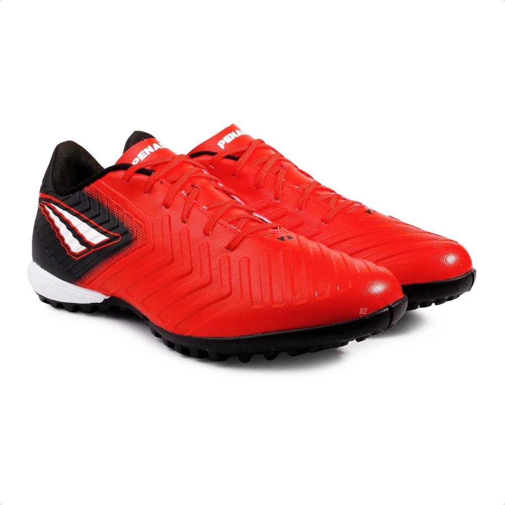 Chuteira Society Penalty Digital Y-2 Masculina Vermelho/Preto 3