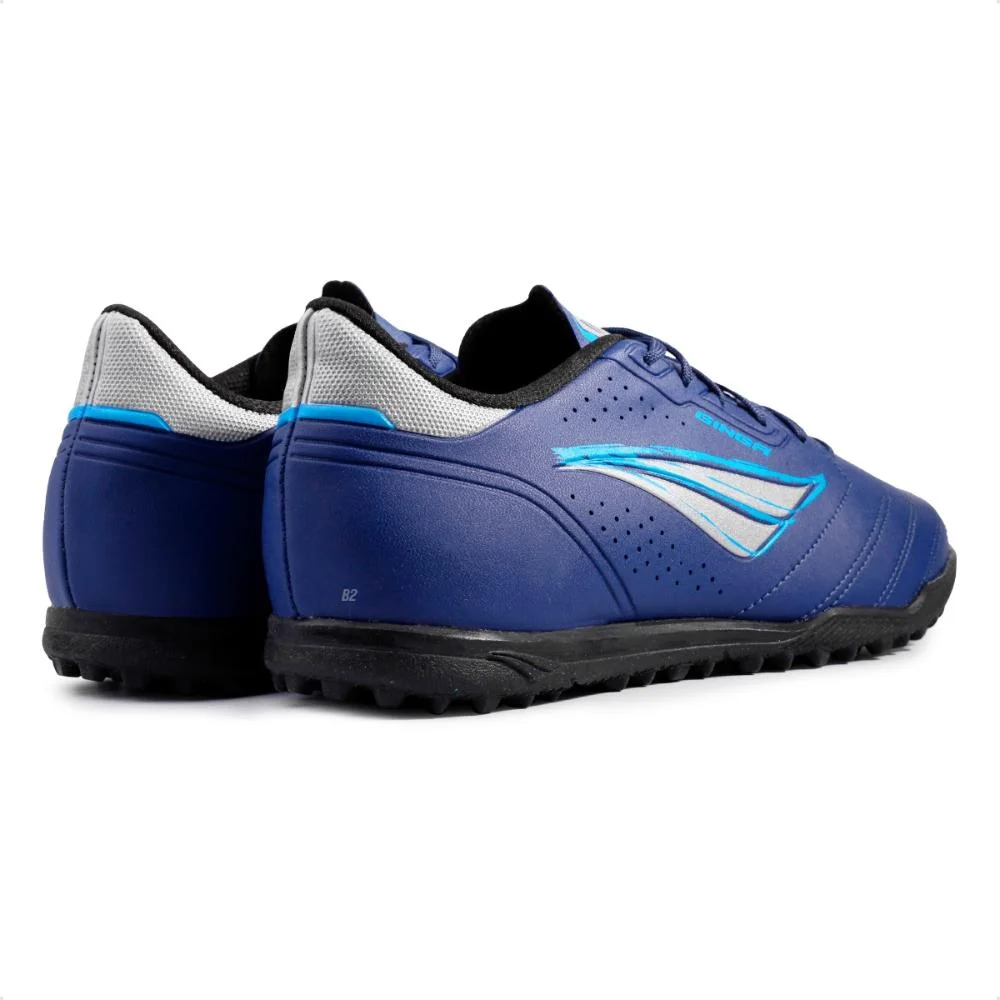Chuteira Society Penalty Ginga Y-1 Unissex Marinho/Cinza 5