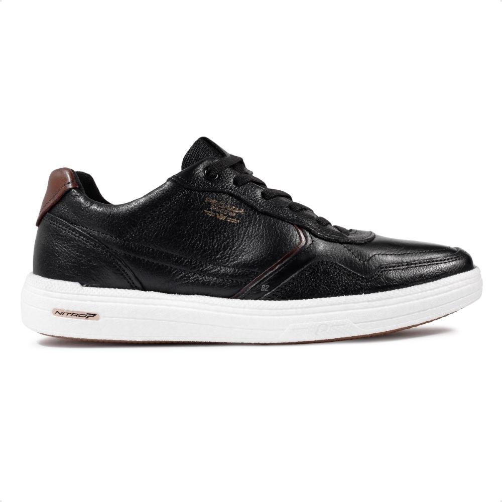Sapatênis Pegada Casual Drift Masculino Preto/Marrom 1