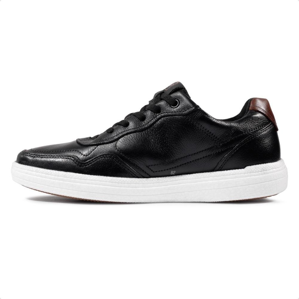 Sapatênis Pegada Casual Drift Masculino Preto/Marrom 2