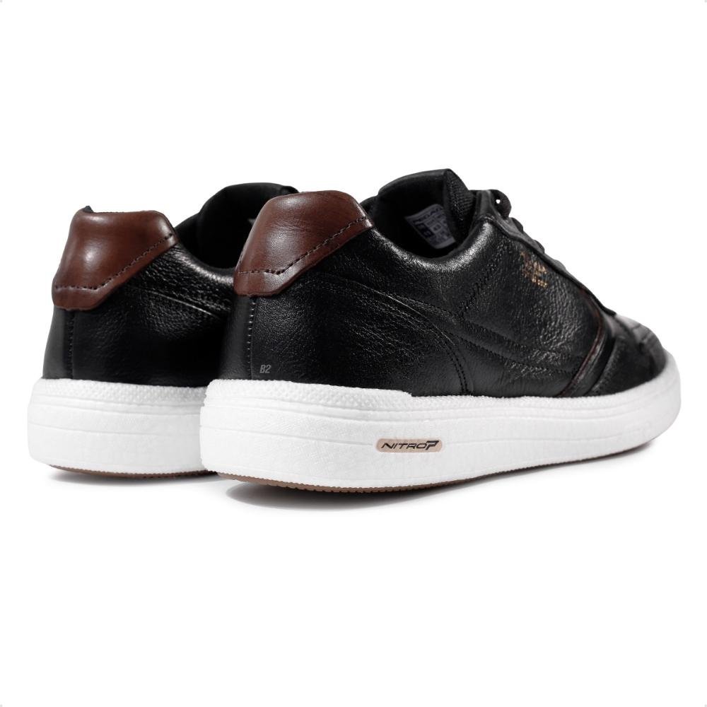 Sapatênis Pegada Casual Drift Masculino Preto/Marrom 5