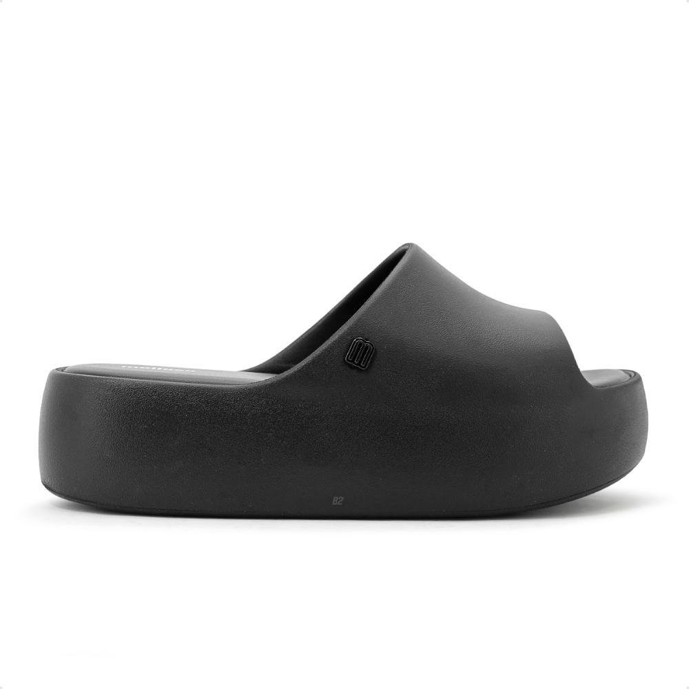 Chinelo Slide Melissa Free Plataforma Feminina Preto 1