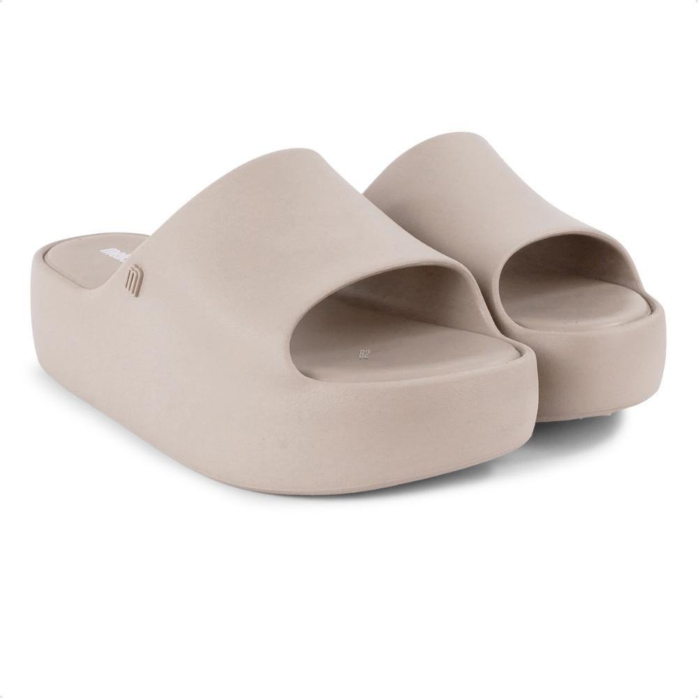 Chinelo Slide Melissa Free Plataforma Feminina Bege 3
