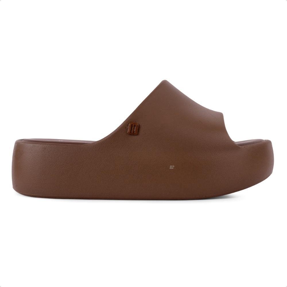 Chinelo Slide Melissa Free Plataforma Feminina Marrom 1