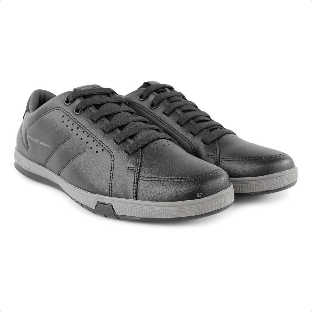 Sapatênis Pegada Element Confort Masculino Preto/Cinza 3