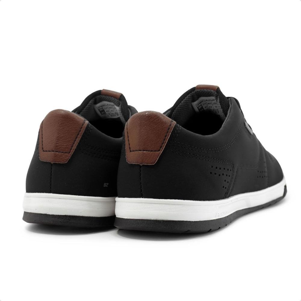 Sapatênis Pegada Element Masculino Casual Preto/Branco 3