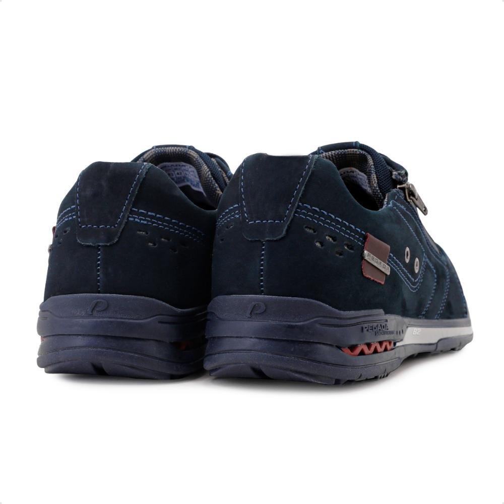 Sapatênis Pegada Gold Casual Com Zíper Masculino Azul Marinho 3