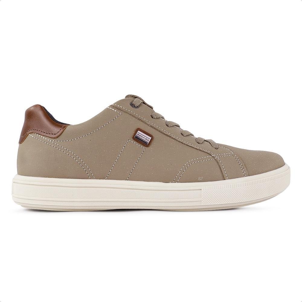 Sapatênis Pegada Style Casual Masculino Bege/Marrom 1