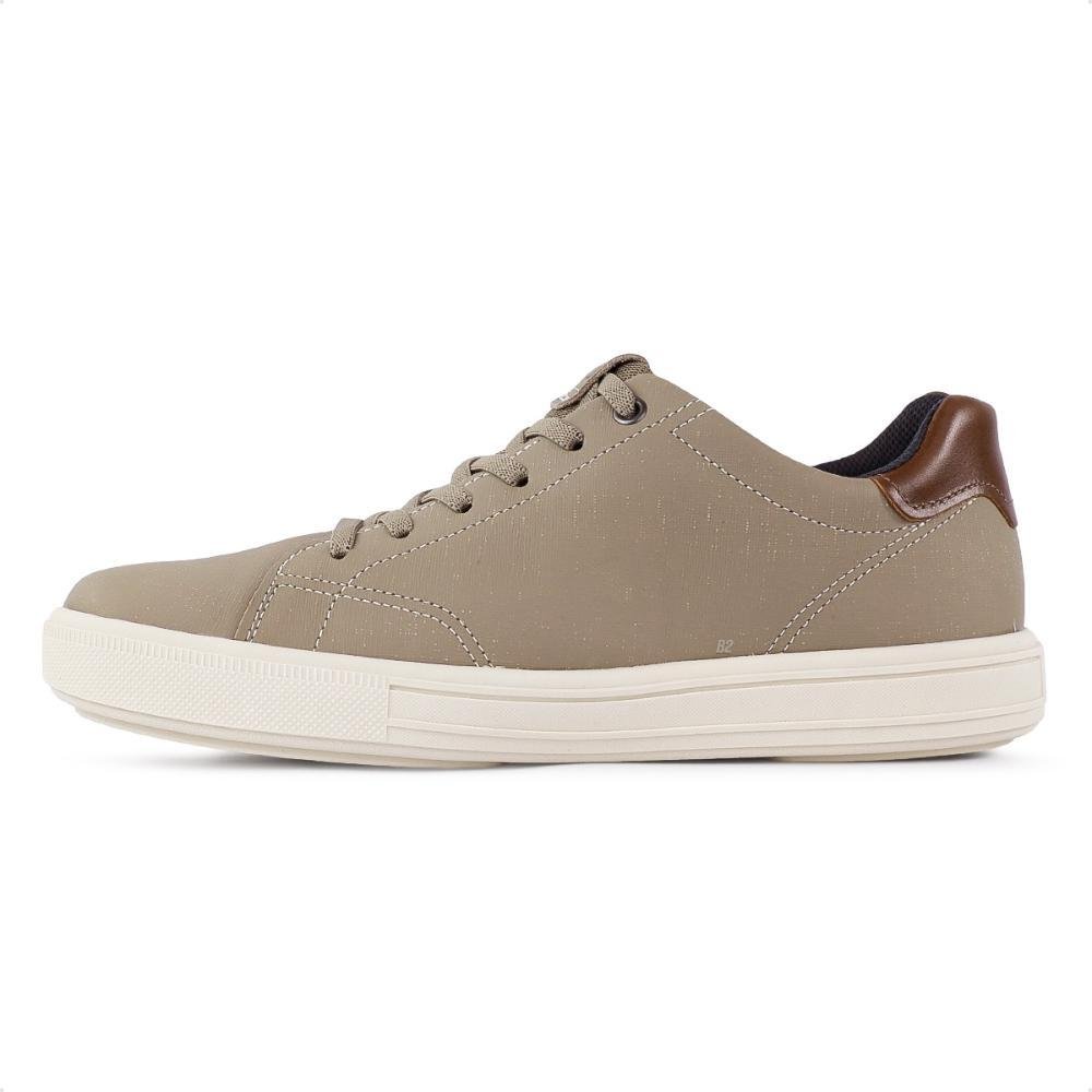 Sapatênis Pegada Style Casual Masculino Bege/Marrom 2