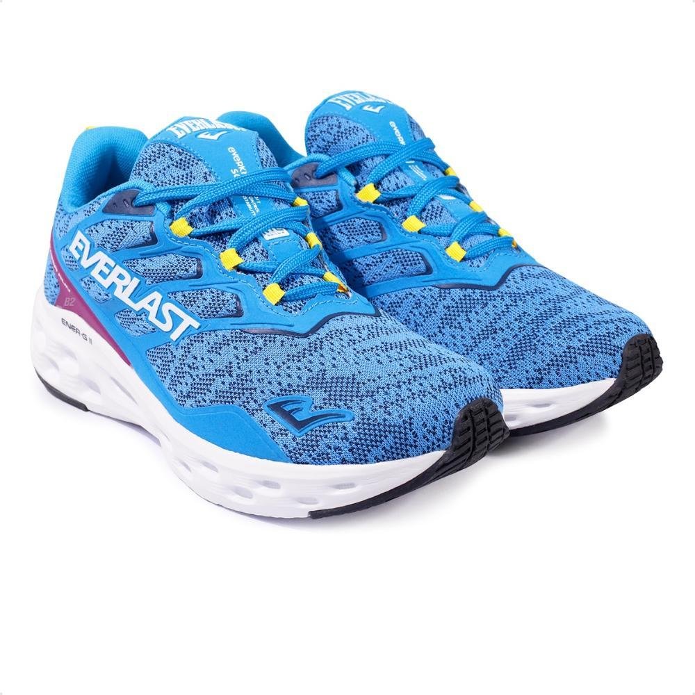 Tênis Everlast Climber Run Masculino Azul/Amarelo 3