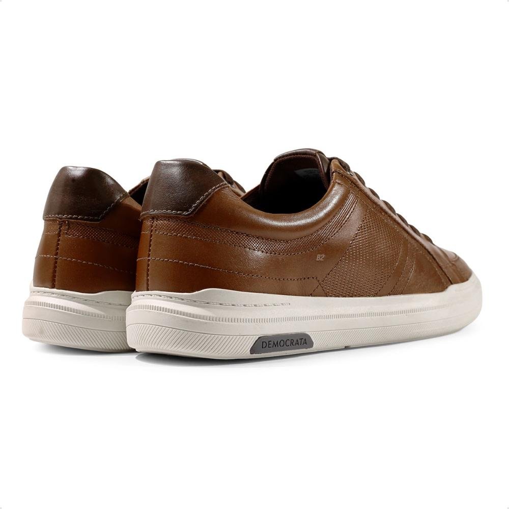 Sapatênis Democrata Denim Luke Masculino Marrom 5