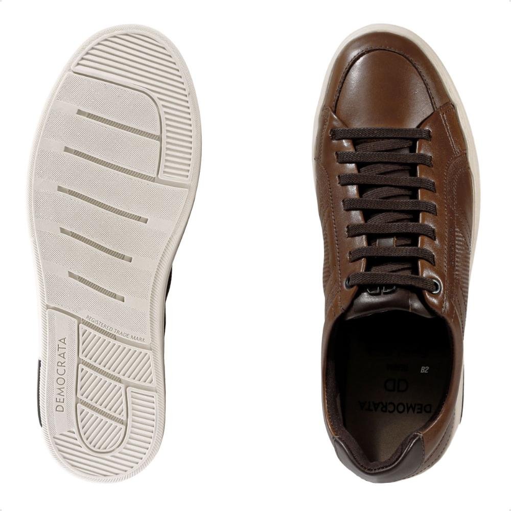 Sapatênis Democrata Denim Luke Masculino Marrom 6