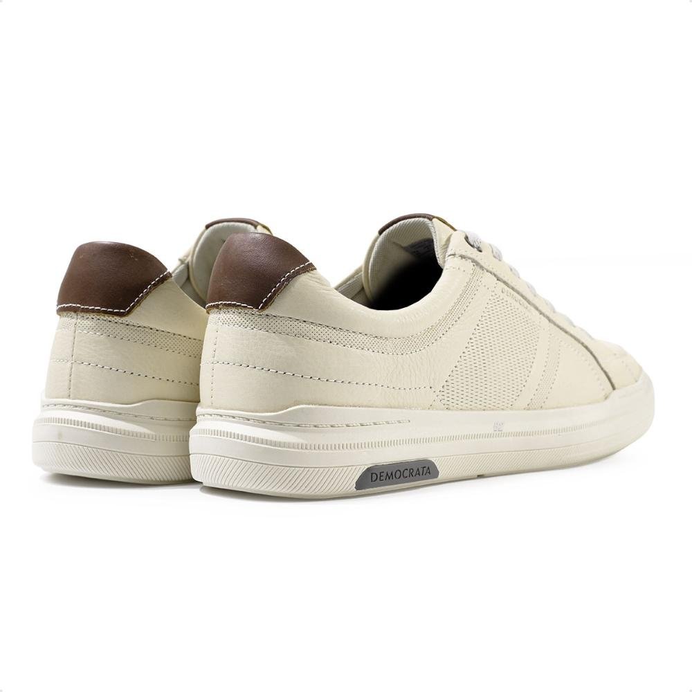 Sapatênis Democrata Denim Luke Masculino Bege/Marrom 5